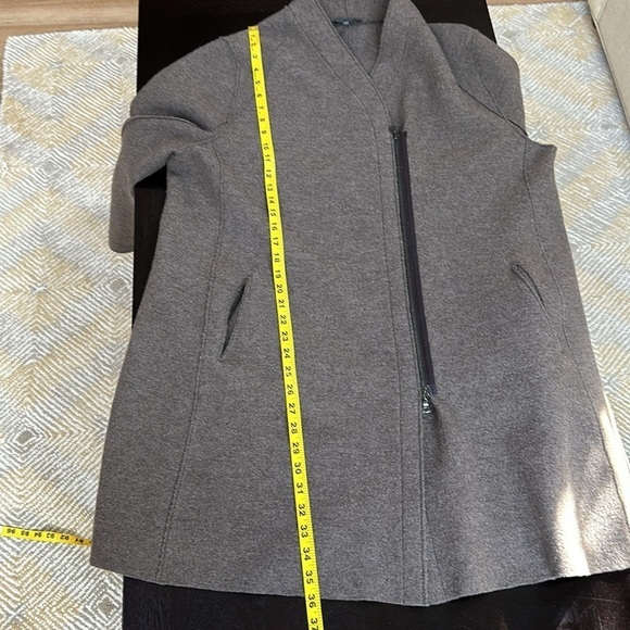 Oska brand boiled wool mid length car coat - Picture 8 of 13